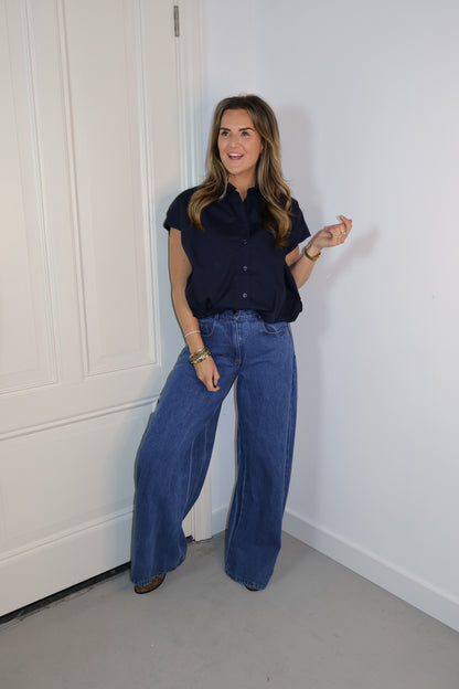 Ambika blouse Bonnie Navy