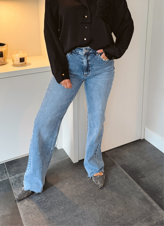 Queen Hearts Jeans Wide Leg Tall