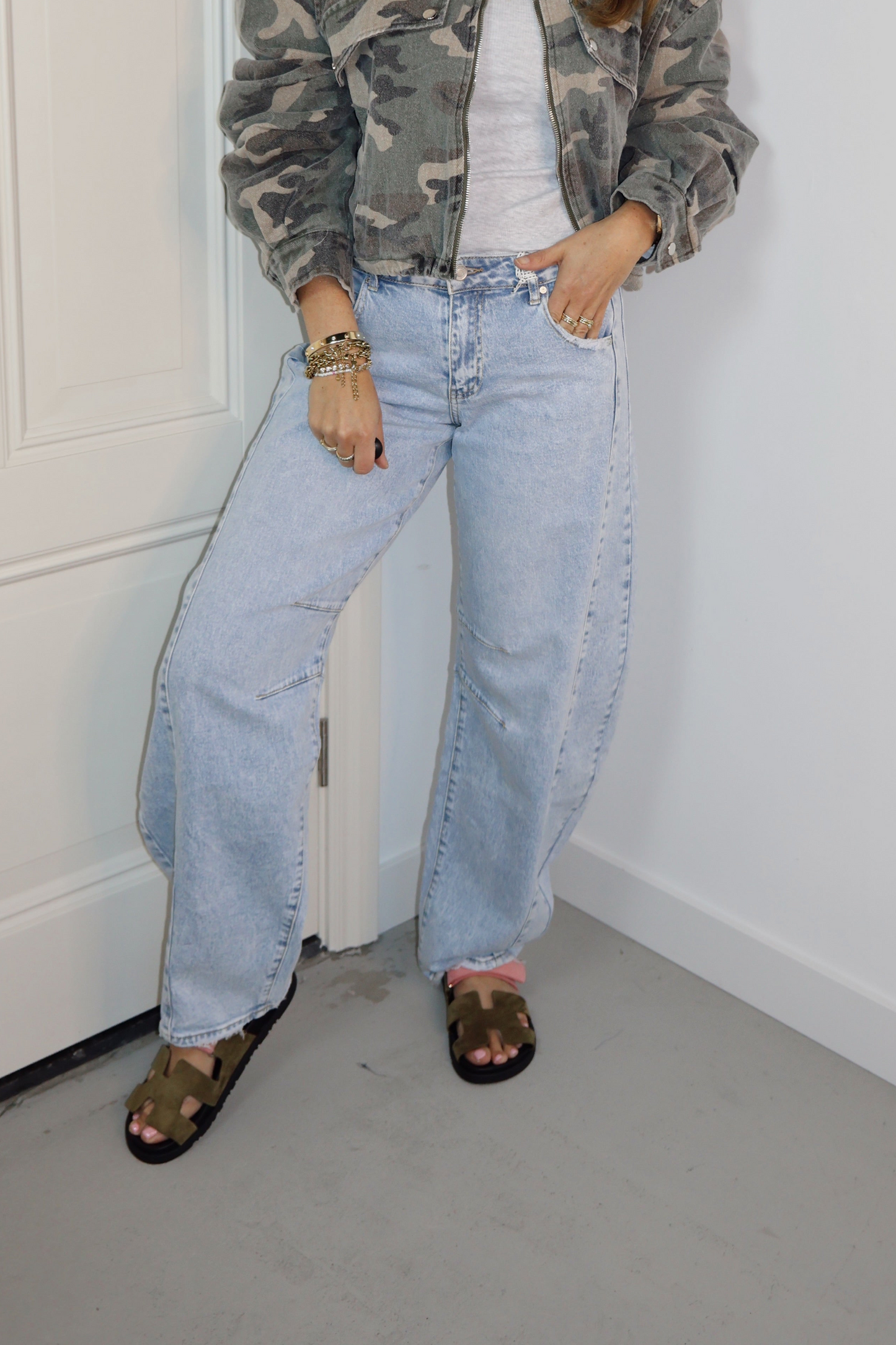 Queen Hearts "The Barrel Jeans"