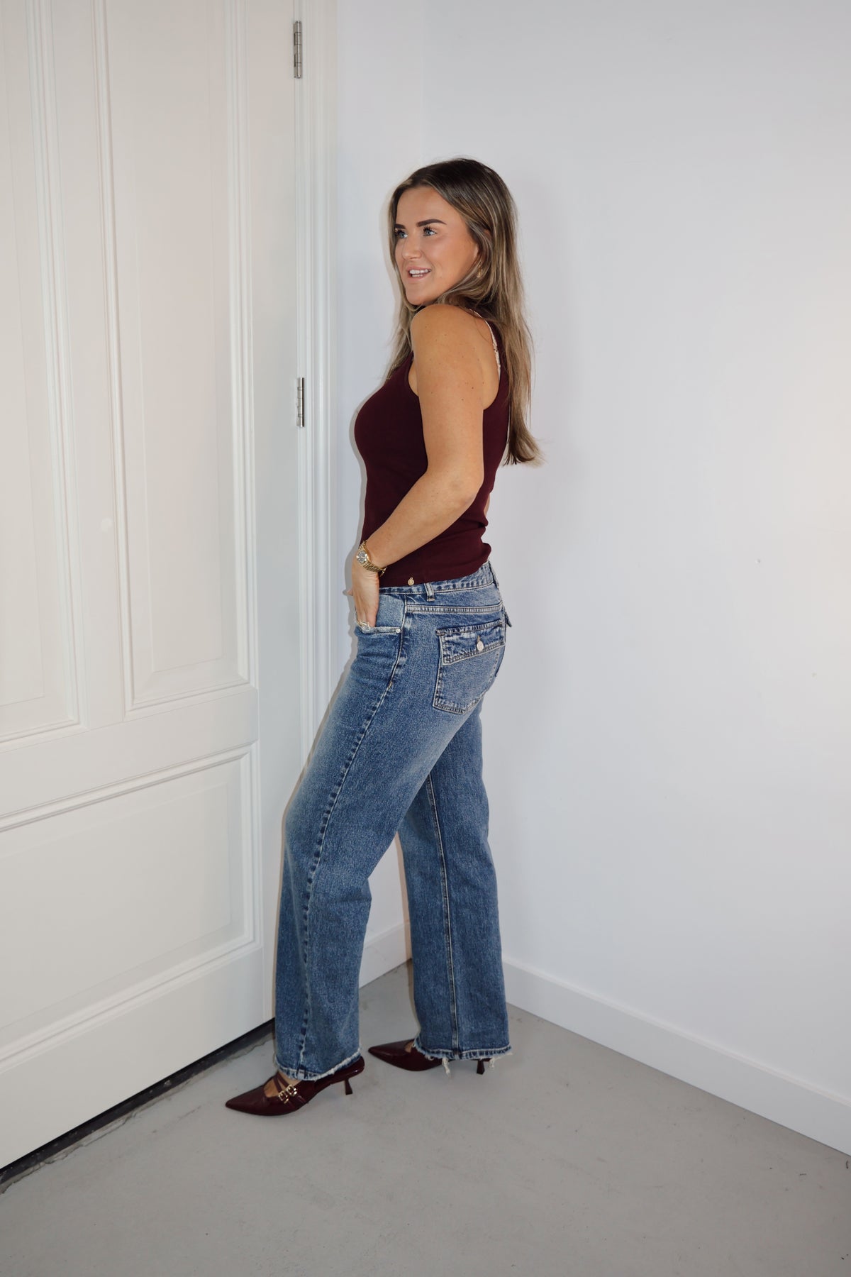 Queen Hearts "The Straight Fit" 5 pocket