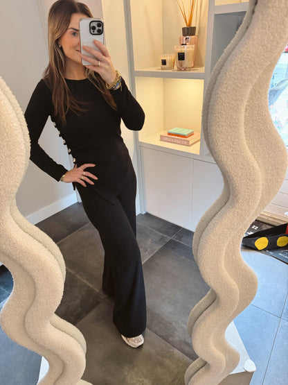 Co-ord set Goldy Sparkle Zwart