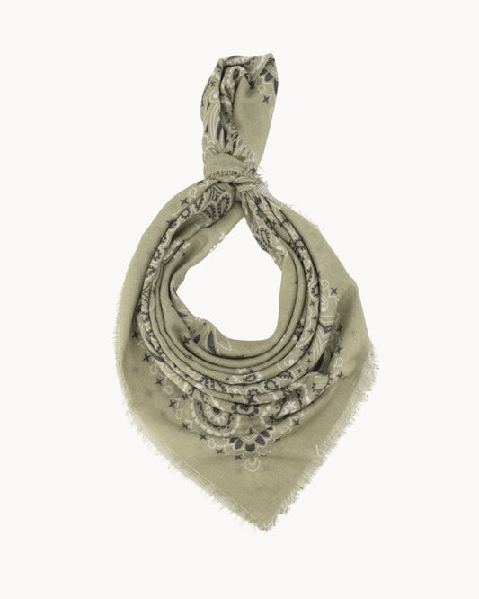 Musthave bandana sjaal Mosgroen