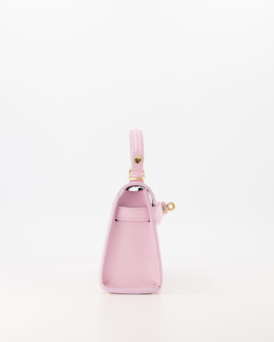 100% leren Crossbody tas Grace Palmellato Roze