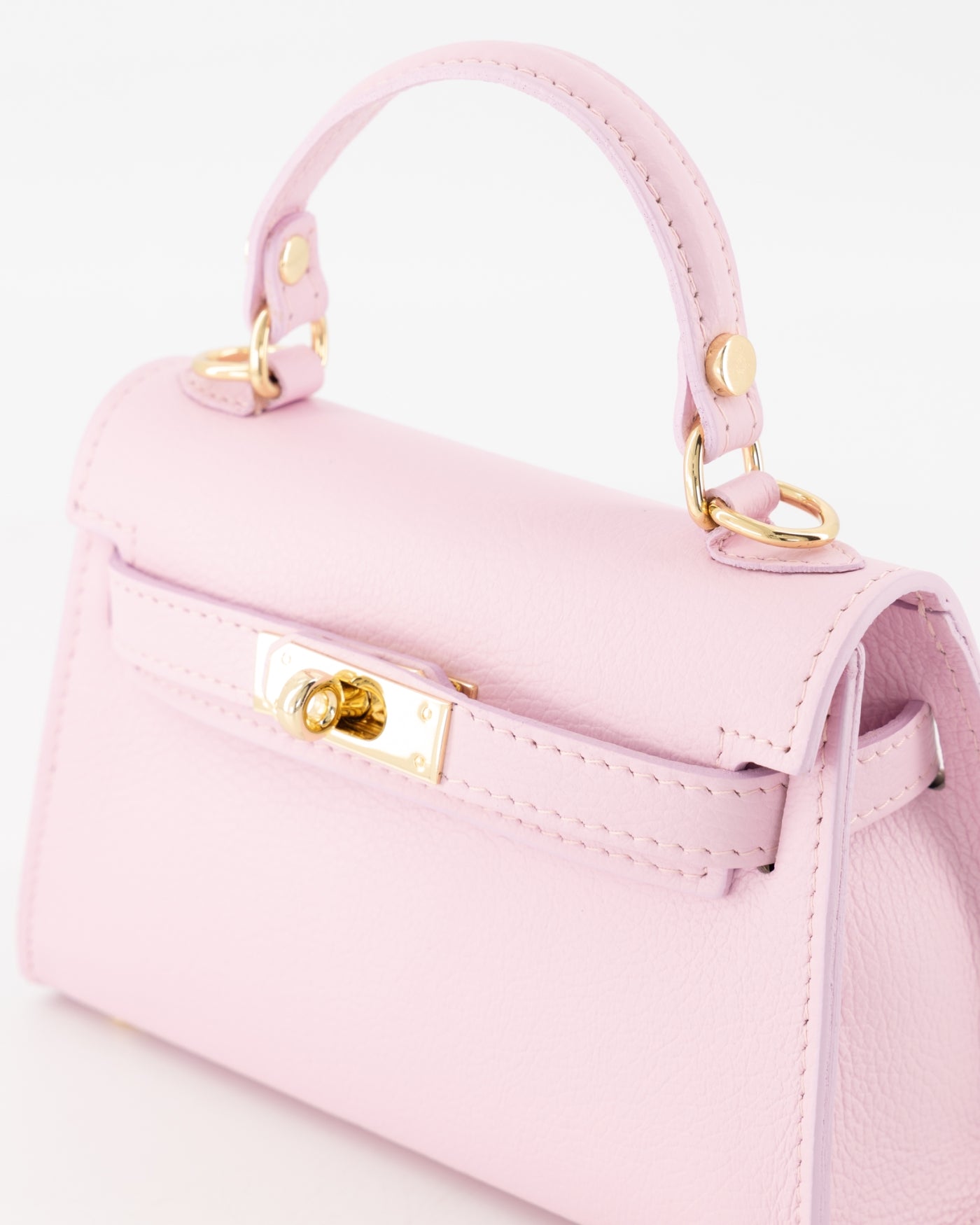 100% leren Crossbody tas Grace Palmellato Roze