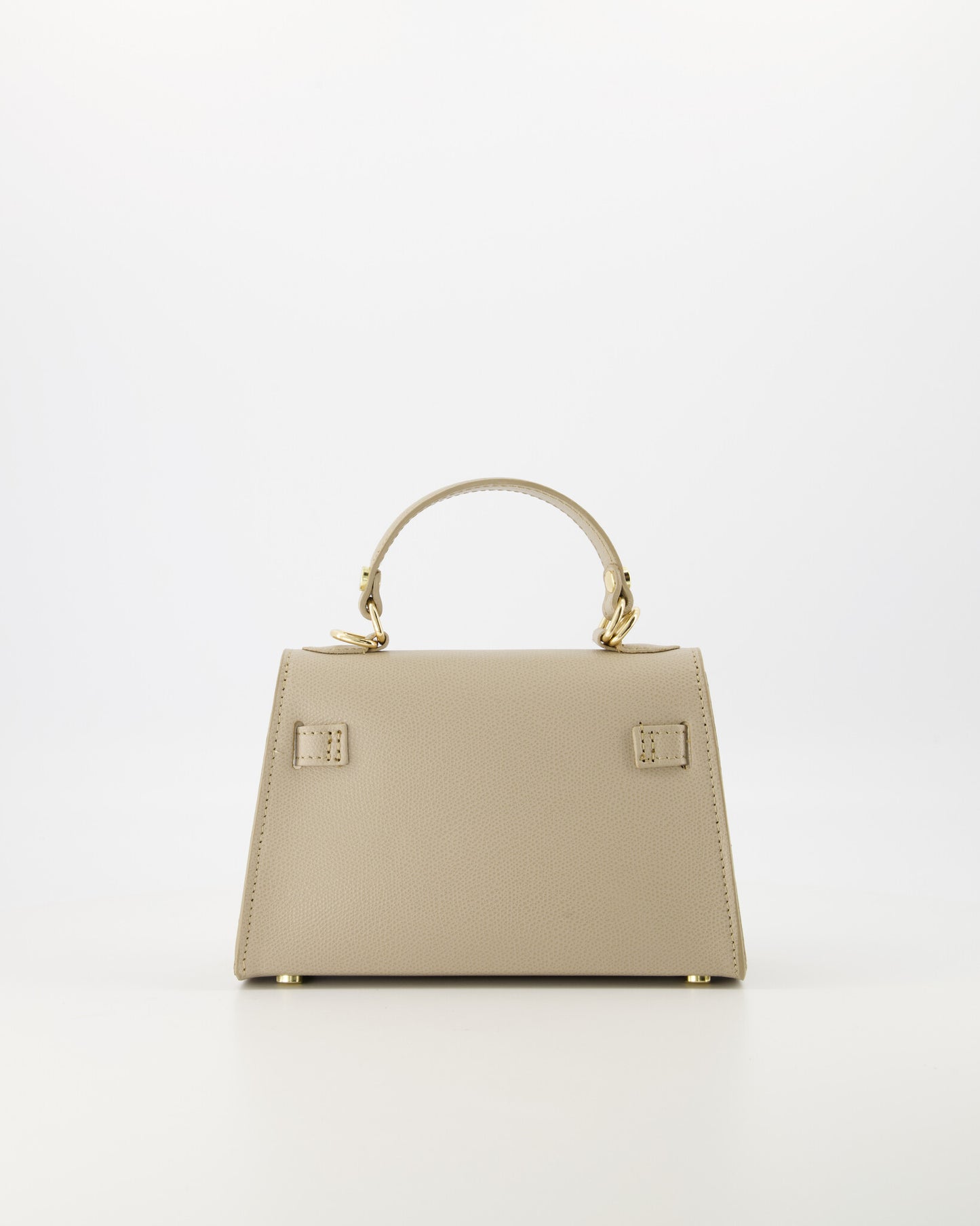 100% leren Crossbody tas Grace Palmellato Taupe