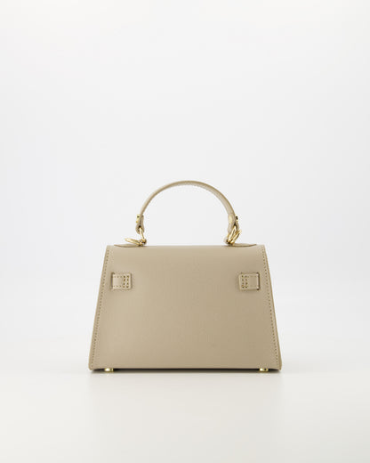 100% leren Crossbody tas Grace Palmellato Taupe