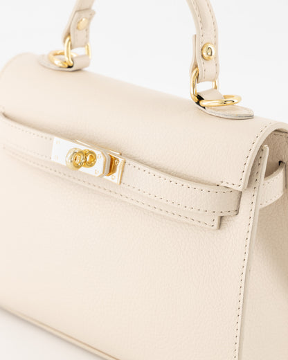 100% Leer Juliet medium Ecru