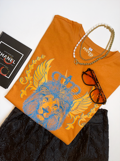 T-shirt Oversized Live Like A Queen