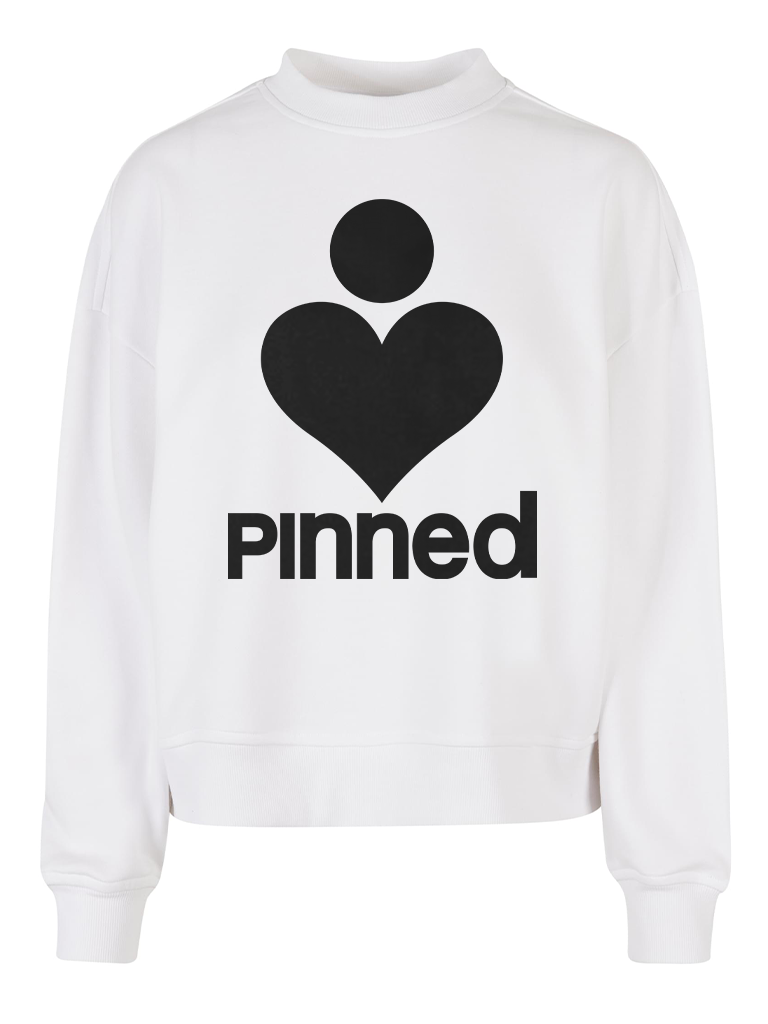 Limited Sweater Boxy PiNNED Black Velvet