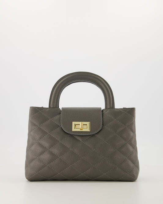 100% leren Crossbody tas Veronique Grain