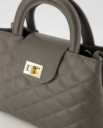 100% leren Crossbody tas Veronique Grain