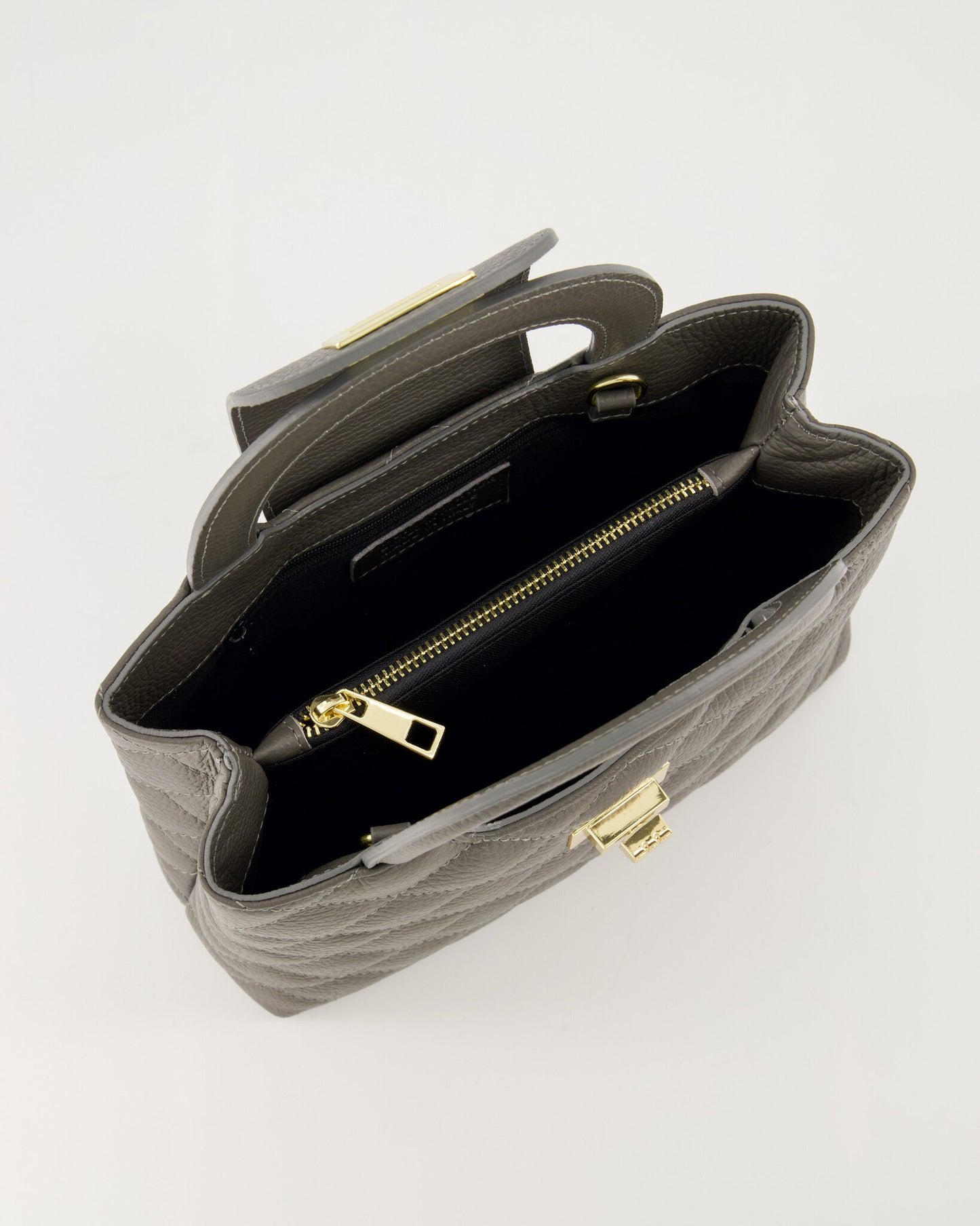 100% leren Crossbody tas Veronique Grain