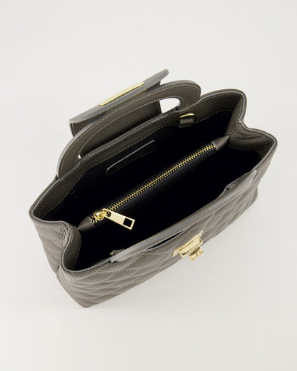 100% leren Crossbody tas Veronique Grain