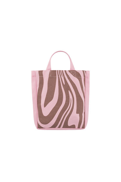 Canvas tas zebra klein