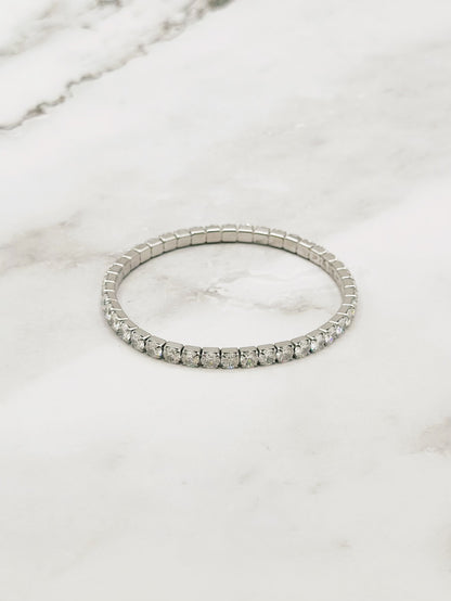 Emily armband Stones silver