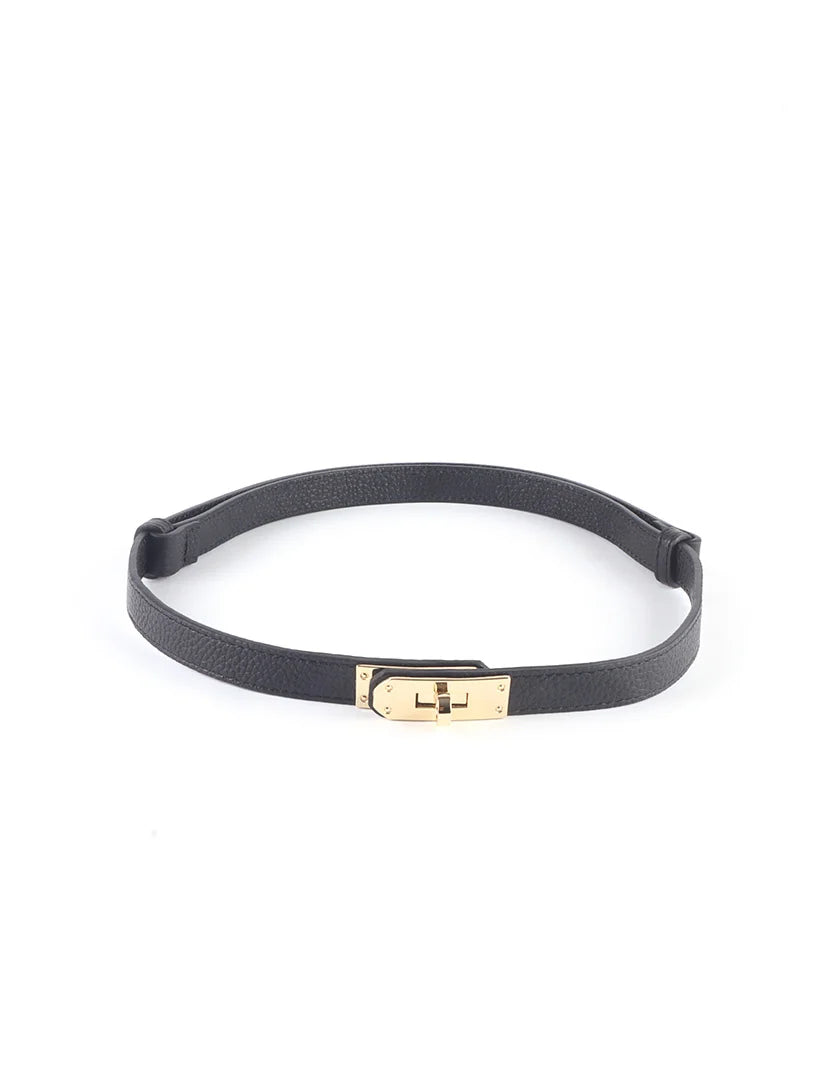 100% leren riem Claire Zwart