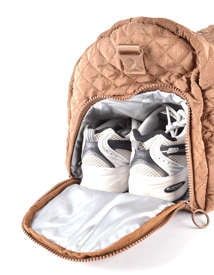 Nylon weekendtas Caramel