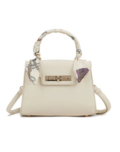 Schoudertas Bella met sjaal Beige