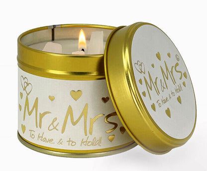 Lily Flame Geurkaars Mr & Mrs