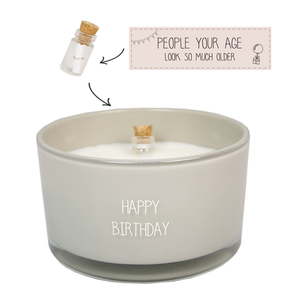 My Flame - Soja kaars - Happy Birthday