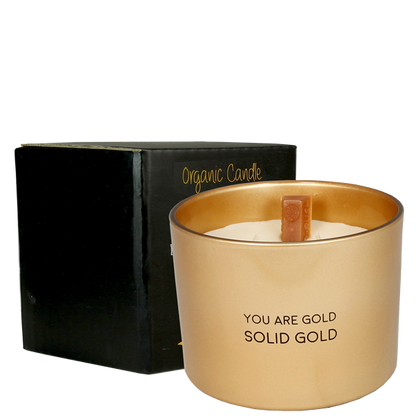 My Flame - Soja kaars - You Are Gold, Solid Gold