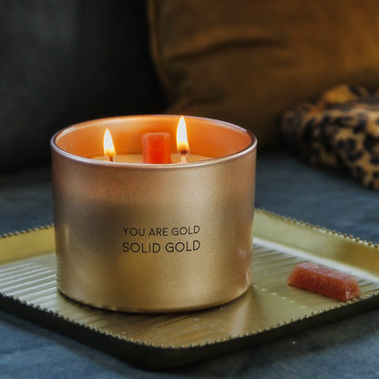 My Flame - Soja kaars - You Are Gold, Solid Gold