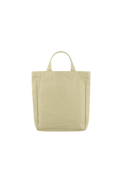 Canvas tas Love beige klein